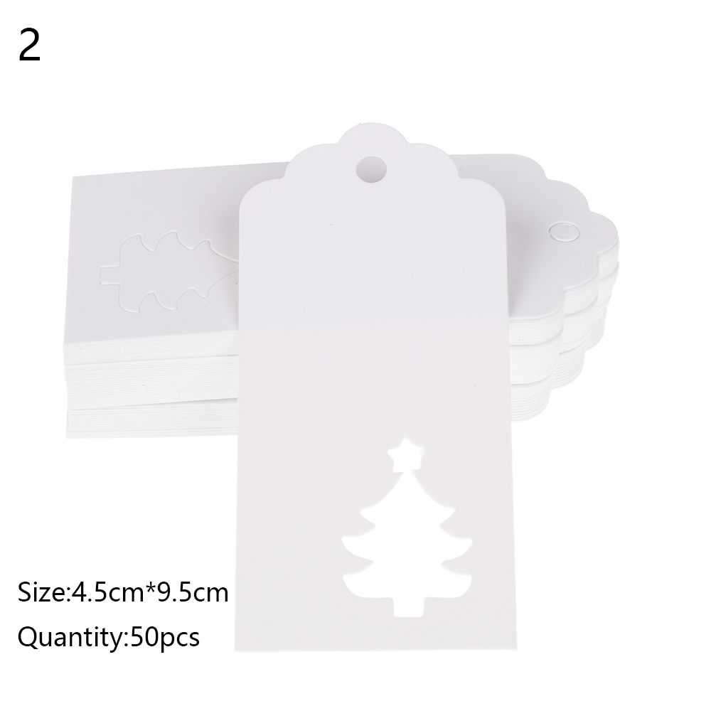 Рождественская елка Сделай сам Крафт-бумага Рождественское украшение Бирка для подарочной коробки Наклейка для пакета для конфет Этикетка для подарочной упаковки