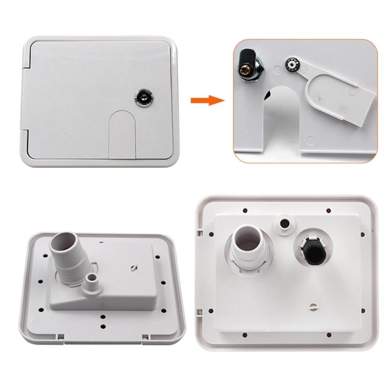 Square Water Inlet-Valve-Gravity for Hatch Cover for Tank Filling-Port with Keys