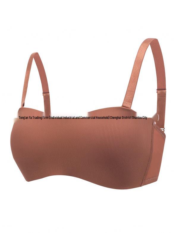 Эксклюзивный трансграничный strapless с противоскользящей полосой: Беспроводной, Невидимый и Бесшовный Бюстгальтер