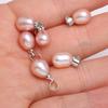 2Pcs/5pcs/10pcs/14pcs Natural Freshwater Pearl Pendant Charms for DIY Necklace Anklet Bracelet Ring Sewing Craft Jewelry Accessory Making