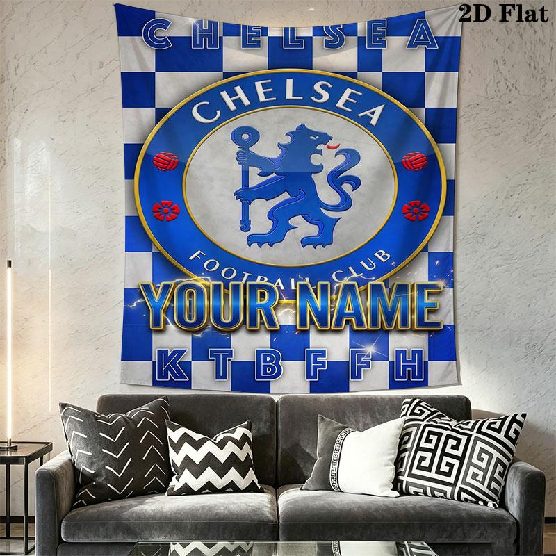 Custom Chelsea Wall Hanging Printed Fabric Blanket Decorative Tapestries for Bedroom Living Room Home Decor