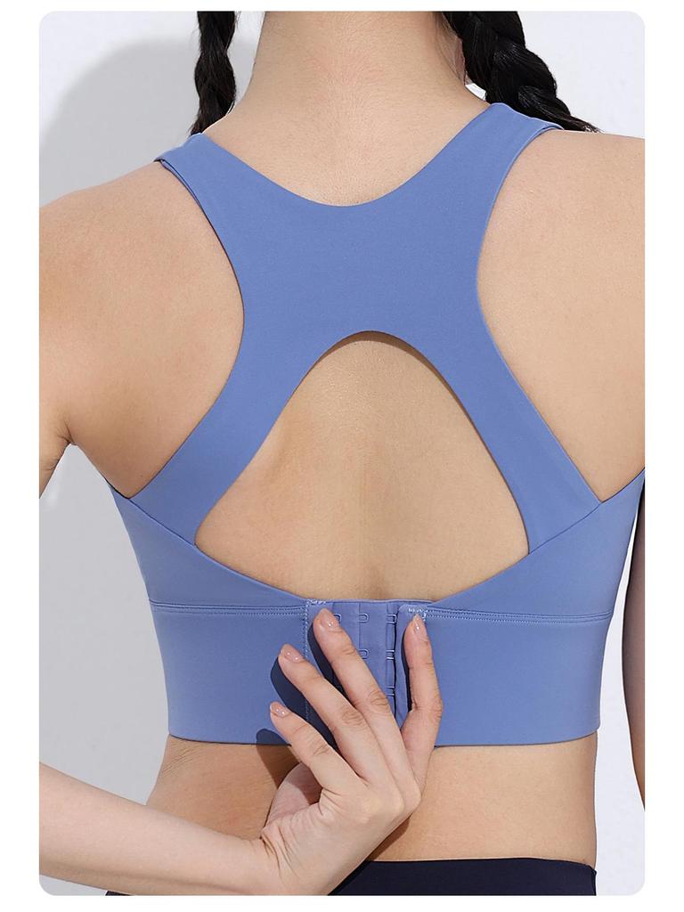Спортивный бюстгальтер большого размера с высокой степенью поддержки, красивый топ для йоги со спинкой (90-200 Цзинь)