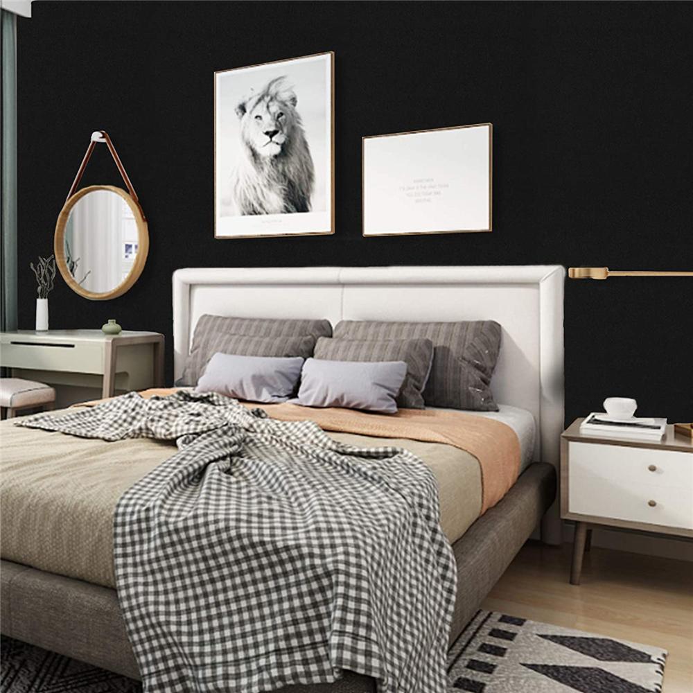 Водонепроницаемые матовые обои Белые Серые Черные Виниловые самоклеящиеся наклейки для стен Мебель Гостиная Контактная бумага Домашний декор