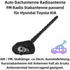 R15CS автомобильная антенна на крыше FM-радио стержневая антенна подходит для Hyundai Toyota KIA
