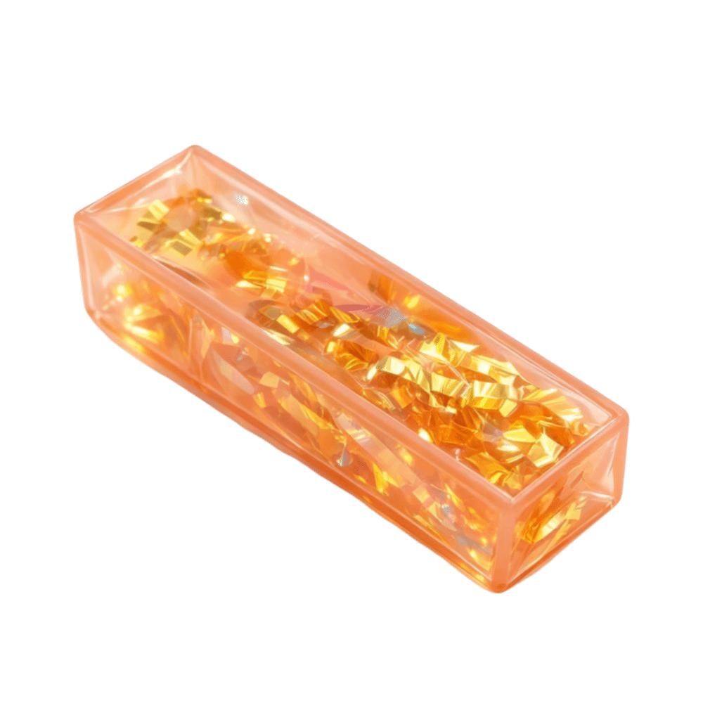 Transparency Butter Stick Squishy Toy Coloured Ribbon Butter Stick Pinch Home Decoration