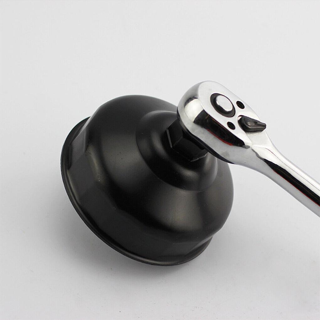 86 мм 16-канальный алюминиевый ключ для масляного фильтра, съемник головок, автомобильные аксессуары, черный ключ для замены масла в двигателе