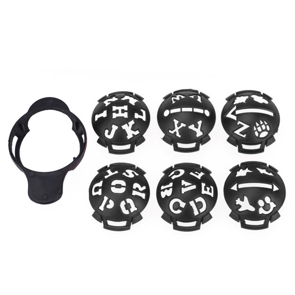 6pcs Ball Lines Marker Letters Pattern Drawing Tool Template Liner for Games  Acessory with Four