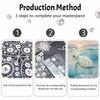 Набор для алмазной мозаики 5D 'Морская черепаха в океане', DIY, ручная работа, стразы, декор для дома, подарок