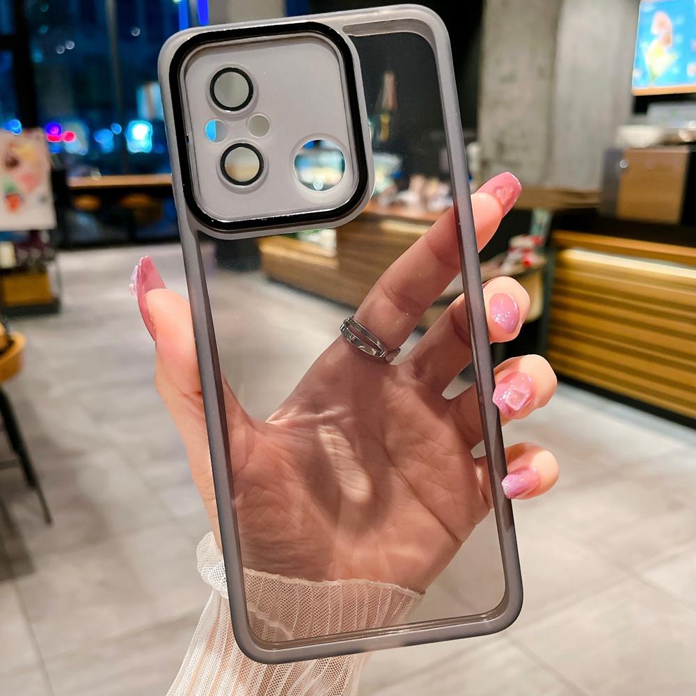 Чехол для Realme C51 C71 C75 C53 Note 50 C65 C67 C55 C61 C63 10 11 12 С защитой объектива камеры Пленочное покрытие