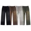Autumn 2024 Retro Washed Distressed Spray Dye Sweatpants for Men - Loose Fit with Drawstring