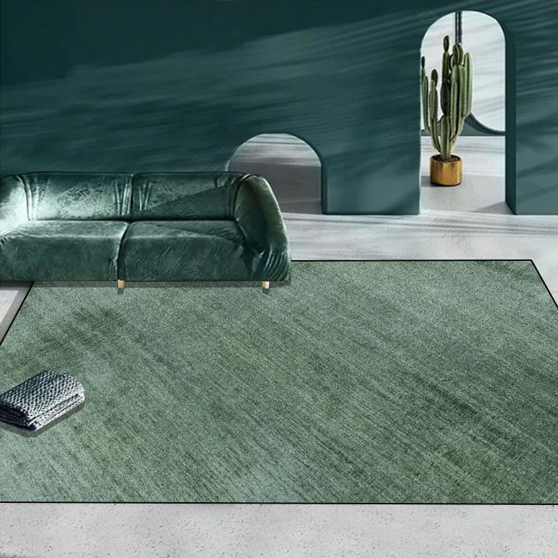 Украшение дома Зеленые ковры Гостиная Легкая роскошь Ковер Вечеринка Прихожая Декор Коврик для пола Спальня Гардеробная Мягкий ковер Противоскользящий