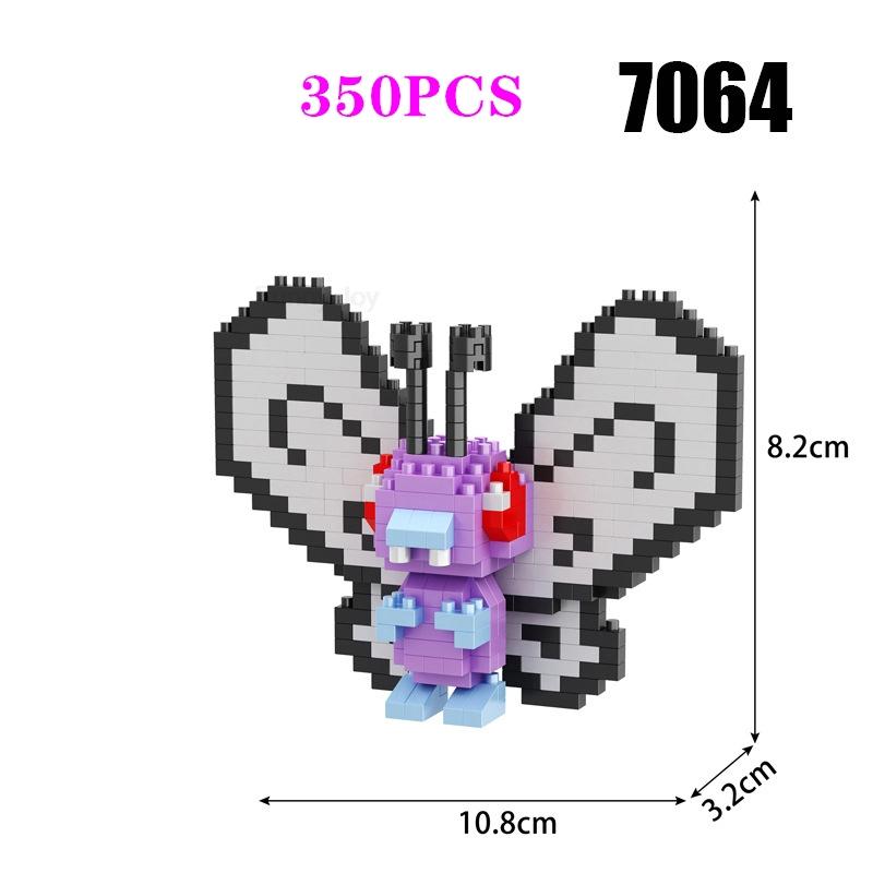 Забавные конструкторы Pokemon Сборка Аниме Пикачу Чаризард Кукла Бластойз Бульбазавр Генгар Покемон Кирпичики Игрушка для Ребенка Подарок