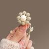 Dandelion Pearl Anti-glare Brooch for Women High-end Corsage Pin Coat Accessory