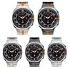 MEN Stainless Steel Strap for Samsung Galaxy Ultra Black Orange Wristband for SAMSUNG GALAXY ULTRA Luxury Metal Link Bracelet