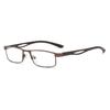 Business Reading Glasses Anti-Blue Light Titanium Alloy Frame   Hyperopia Presbyopia Prescription Glasses