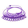 Portable Clothesline With 12 Clothespins, Windproof Travel Clothesline Stretchy Retractable Elastic Laundry Clothes Line