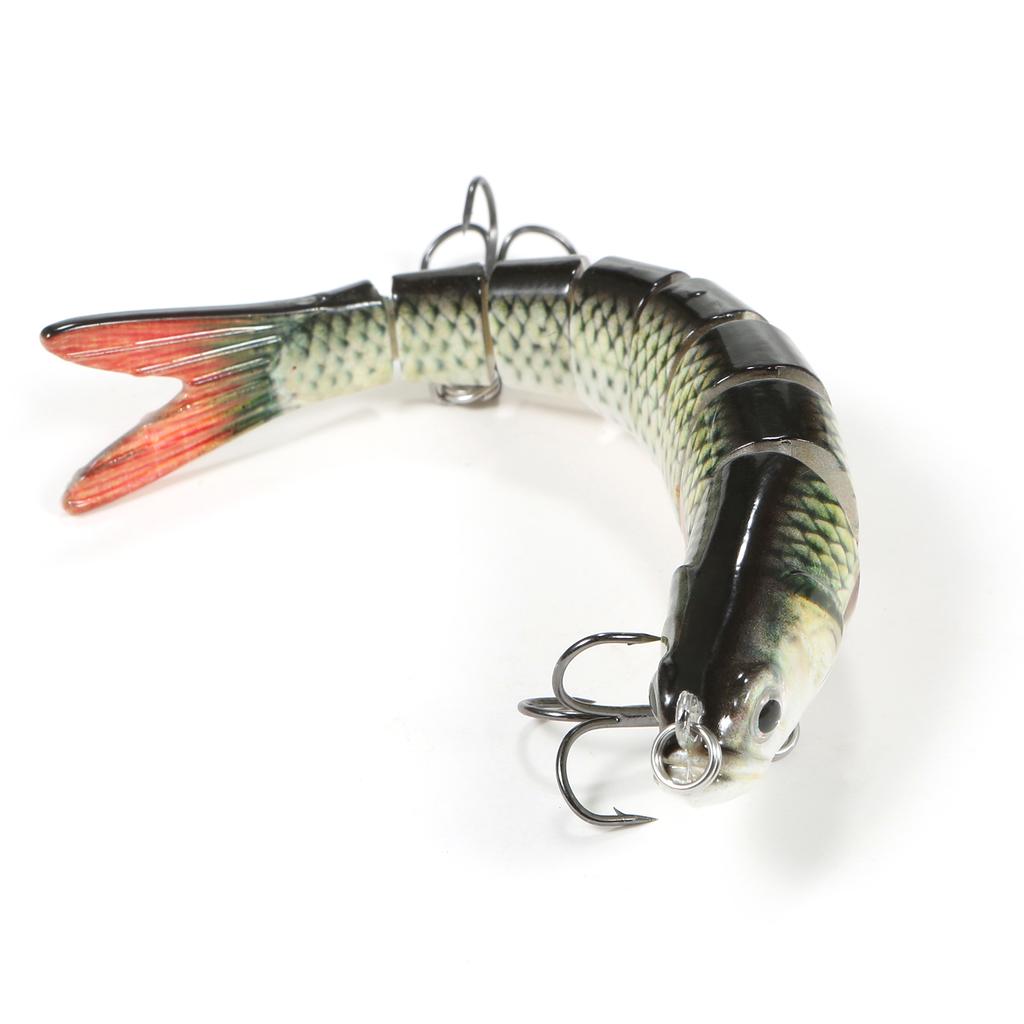 TARUOR 140 мм мульти шарнирная приманка для плавания, реалистичная 8-сегментная рыболовная приманка для плавания гольяна, искусственные приманки