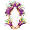 Halloween Feather Cape & Bracelet Set – Masquerade Costume Accessories