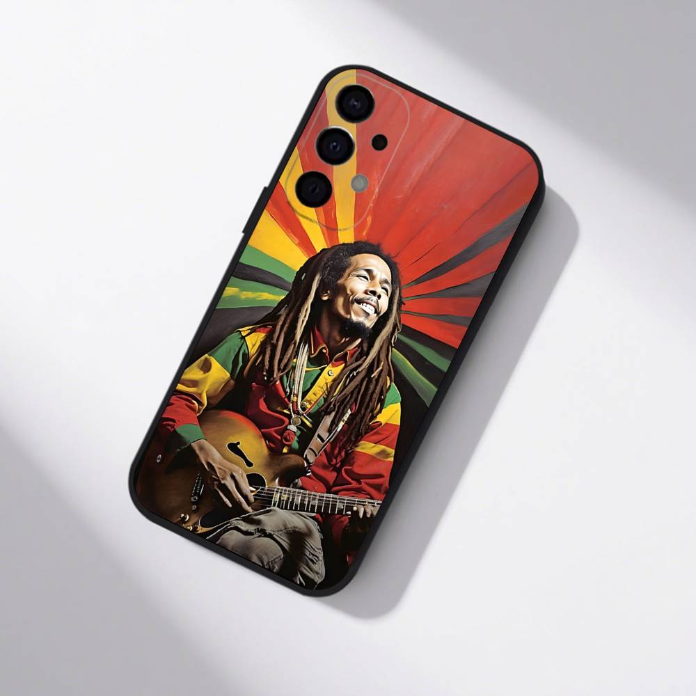 Чехол для телефона Samsung Bob Marley Rasta Lion S25, S24, S21, S22, S23, S30, Ultra, S20, Plus, Fe, Lite, 5G Черный