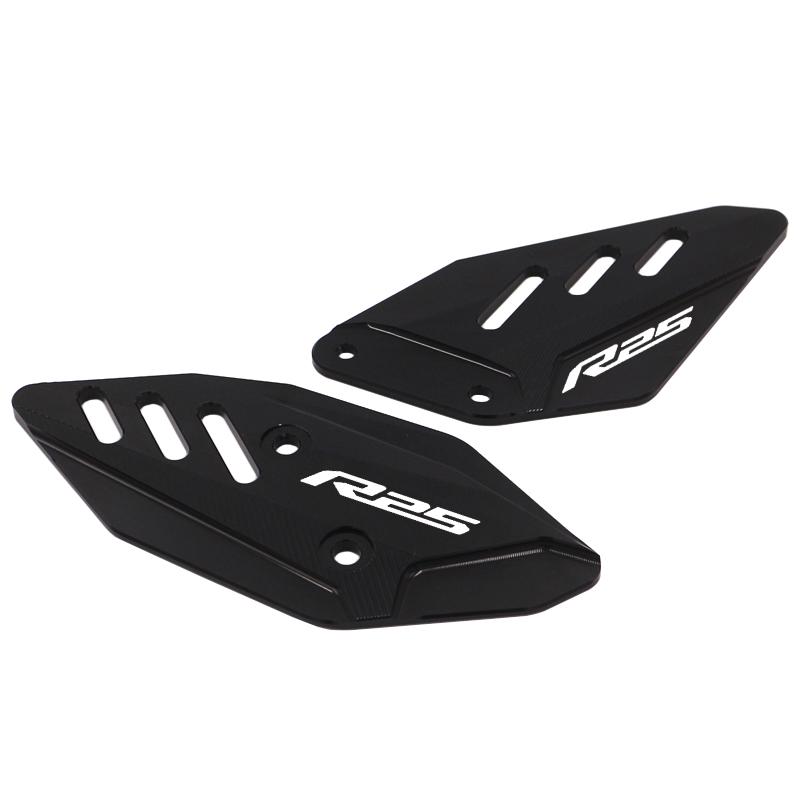 Motorcycle FootPeg Footrest Rear Set Heel Plates Guard Protector For Yamaha MT03 R3 MT25 R25 Accessories MT-03 MT-25 YZF R3