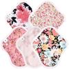 AENUANCE Cloth Pads, Absorbent for Menstrual Discharge, 5-Pack, Thick, 10cc Capacity, Small, Non-Waterproof, AESH-5P-V13