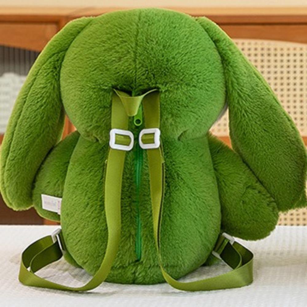Cartoon Rabbit Plush Backpack Soft Cartoon Animal Backpack Cute Rabbit Plush Toy Ladies
