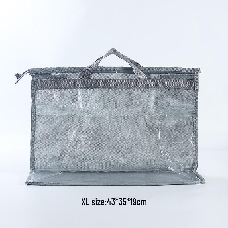PVC Transparent Dust Cover for Hanging Handbag Storage - Waterproof Leather Bag Protector