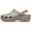 Classic Platform Clog Classic Platform Clog Comfortable and Versatile Hole Shoes Women's Taupe
