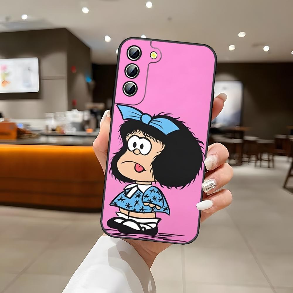 Comics Mafaldas Phone Case Back Cover for Samsung S24 Ultra S22 S23 S20 Fe S21 Plus Galaxy A54 A34 A24 A53 M54 Note 20