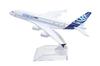 Династия Тан 1/400 16см Airbus A380 Металлическая модель самолета Игрушка