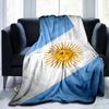 Argentina Flag Design Blanket Suitable for Sofas, Beds, Offices, And Camping - Perfect Gift for Halloween Christmas