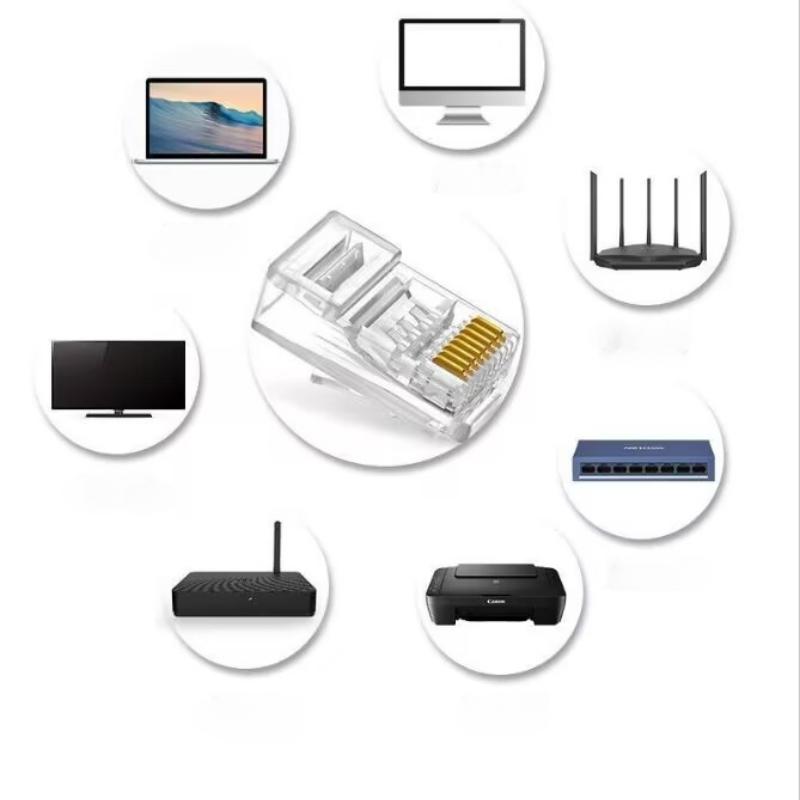 2 шт. Сетевой соединительный кабель кристаллический разъем RJ45 CAT 5