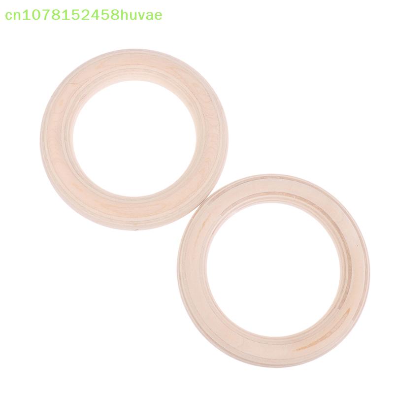 2 шт./пары Деревянные кольца Портативные кольца для кроссфита и гимнастики Тренажерный зал Сила плеч Домашние фитнес-тренировки Физические упражнения Кольцо