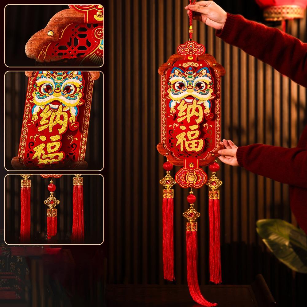 Chinese Style Spring Festival Door Decoration Traditional New Year Hanging Ornaments  Home