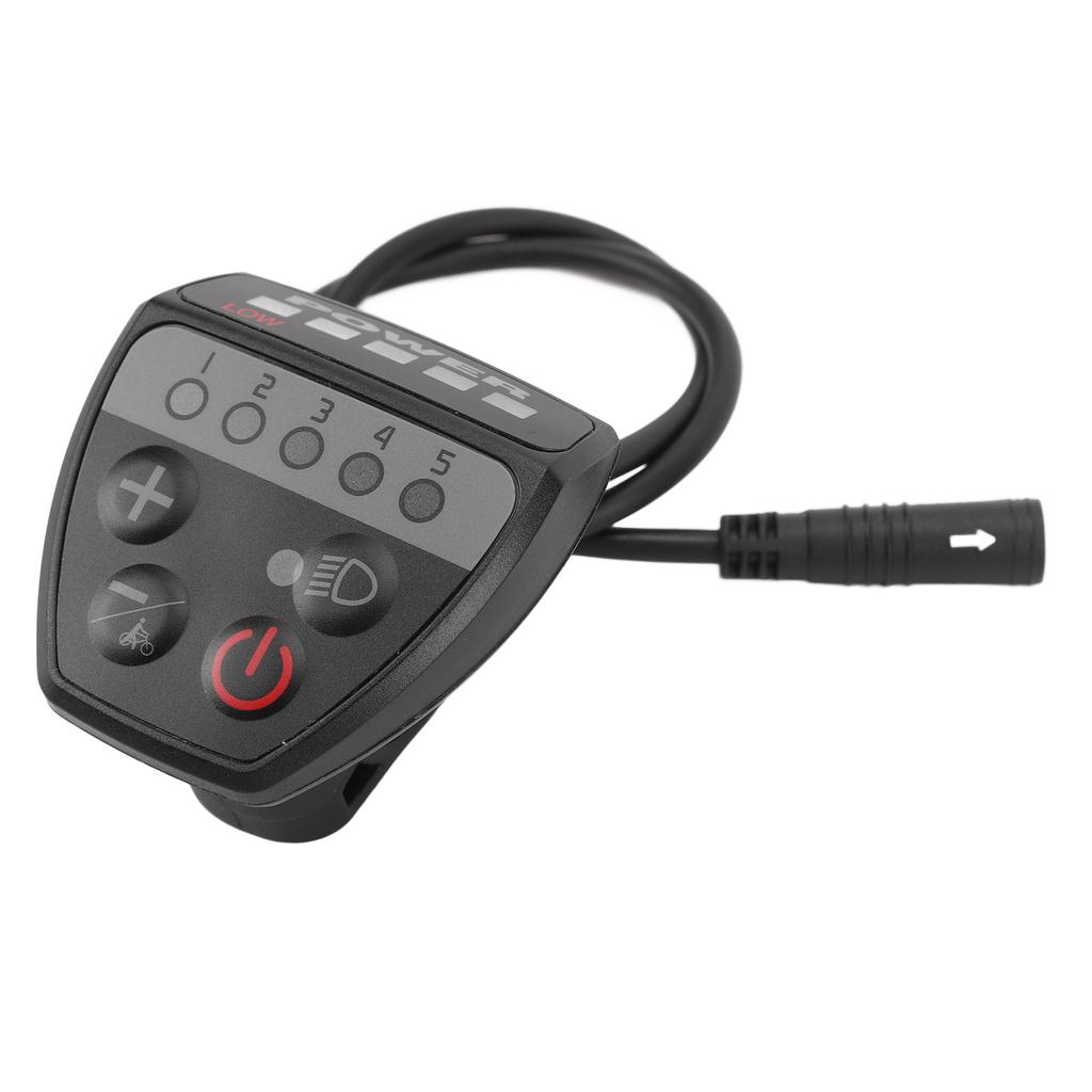 Светодиодный дисплей для электровелосипеда, контроллер скорости, умный, легкий, 24 В, 36 В, 48 В, водостойкий, 5-контактный, скорость