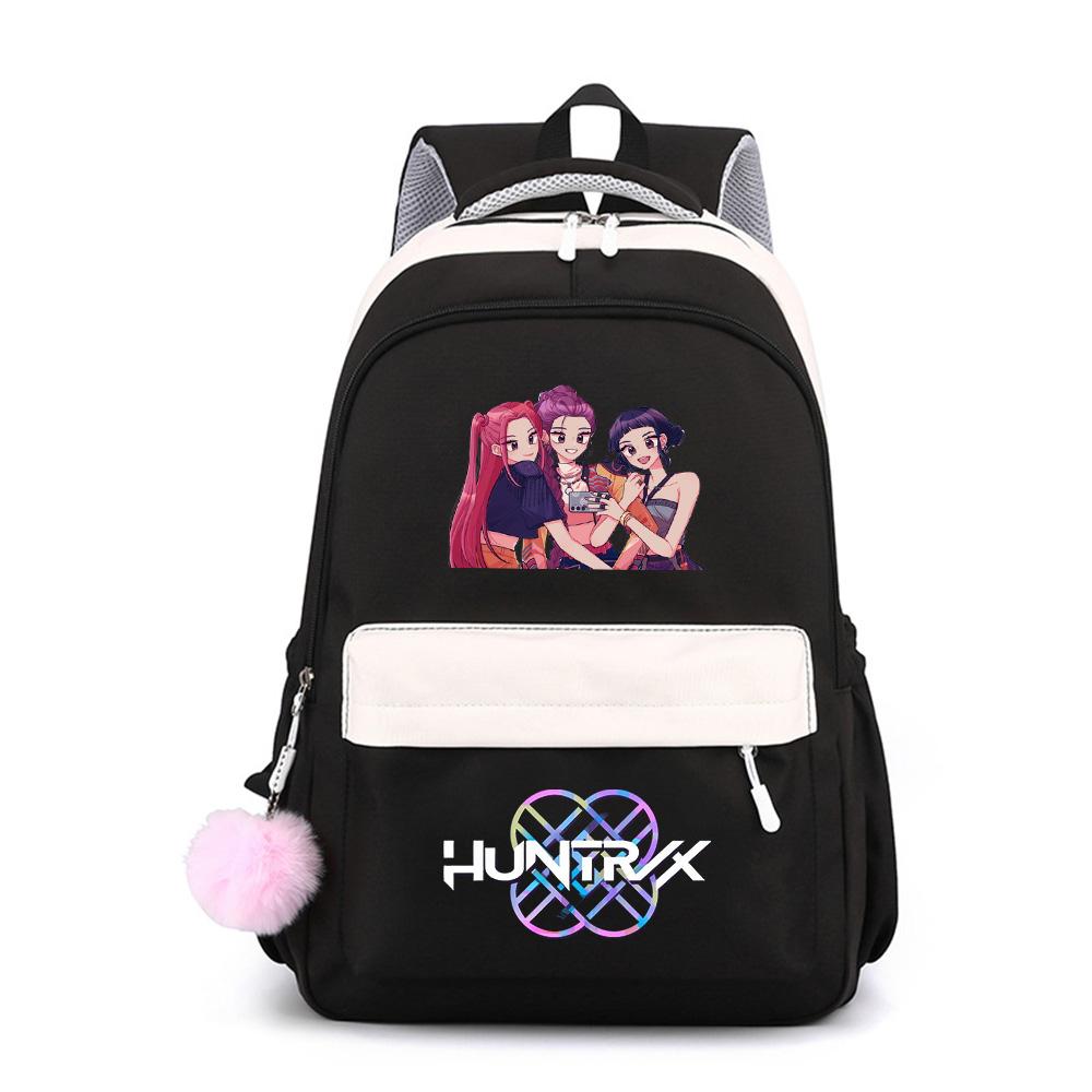 Cute Anime K-Pop Printed Large Capacity Backpack for Teenger Student Girl Boy Schoolbag Bookbag Kid Gift Women Waterproof Travel Bag Mochila