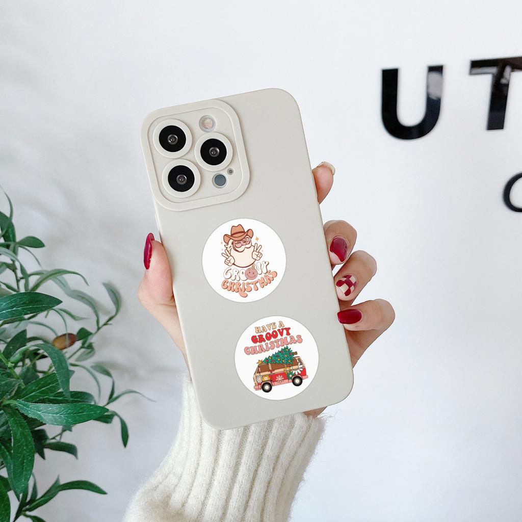 500 Наклеек/Рулон Гроуви Рождественская Лента Материал для DIY Украшений Ноутбук Рука Палатка Лента Премиум Прочная