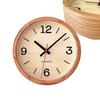 KATOMOKU Muku Clock 20 Oak Wall Clock with Continuous Second Hand km-136OA 220mm (Quartz Clock)