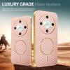 For Honor X9b 5G/Magic6 Lite 5G Phone Case Carbon Fiber Textured Electroplated TPU Back Cover