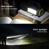 Solar Rechargeable Super Bright Handheld LEDs Spotlight, Multifunctional Camping Lamp Work Lights, 7 Light Modes&IPX4 Waterproof
