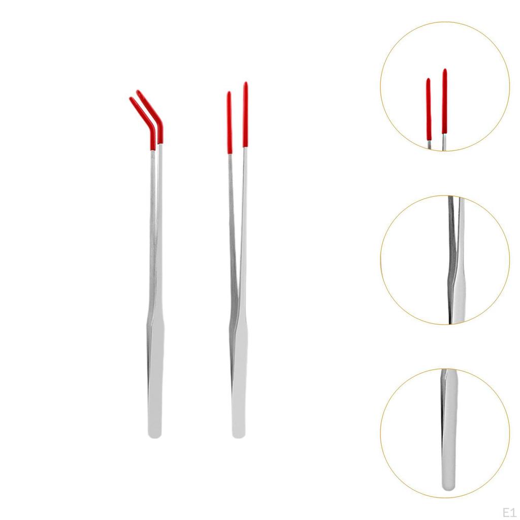 2 шт. Аквариумный пинцет Aquascaping Щипцы для кормления рептилий для аквариума