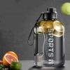 2.7 Liter Sport Water Bottle with Straw Large Portable Travel Bottles For Training Sport Fitness Cup with Time Scale BPA Free