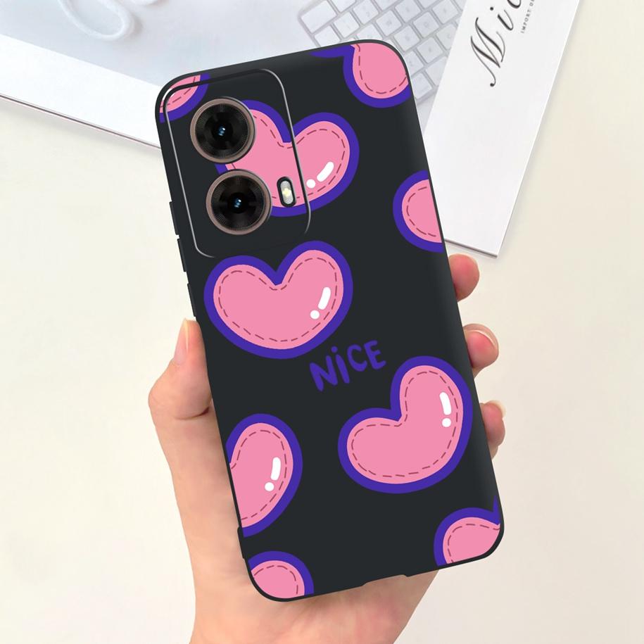 Для Motorola Moto G85 5G Чехол Милые Девочки-Астронавты Мягкий Силиконовый ТПУ Чехол для Телефона Для Moto G85 2024 Funda G 85 MotoG85 Матовый Чехол