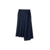 FW21 Pleated Detail Midi Skirt Women Skirts Navy GV2781