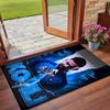 Anti‑Slip Crystal Velvet Floor Rug, Virat Kohli Design Carpet for Indoor Living Bedroom Home Decoration