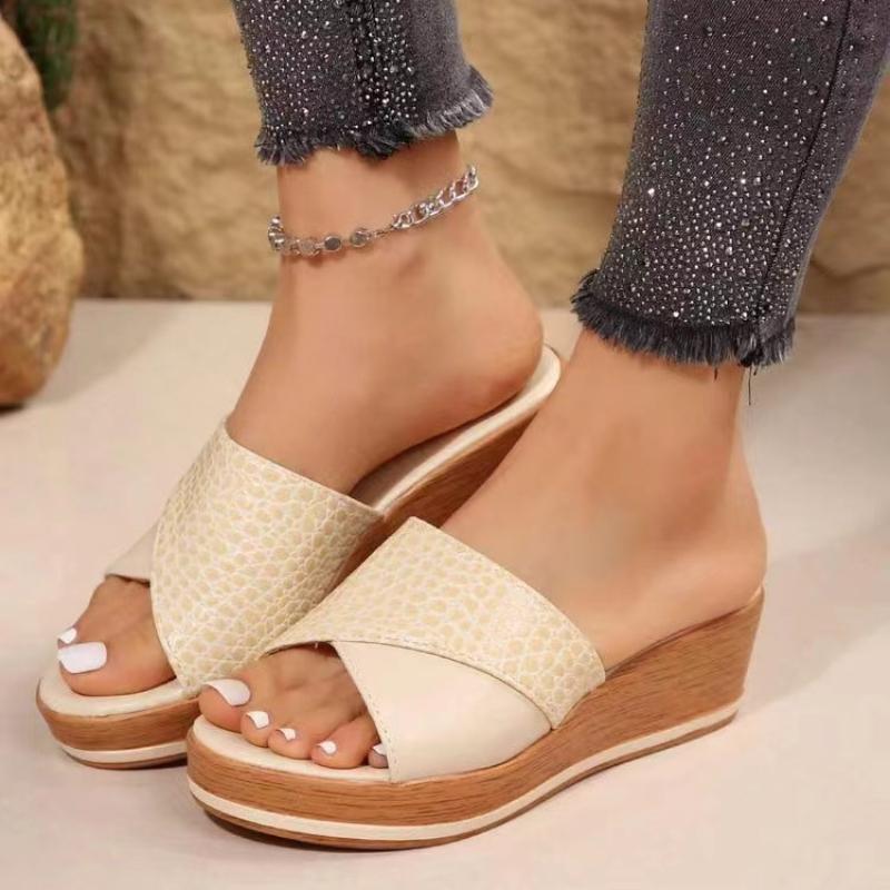 Женские сандалии на танкетке из конопли, Sandalias Mujer, сандалии на платформе, летняя обувь на танкетке для женщин, летняя обувь, женские тапочки