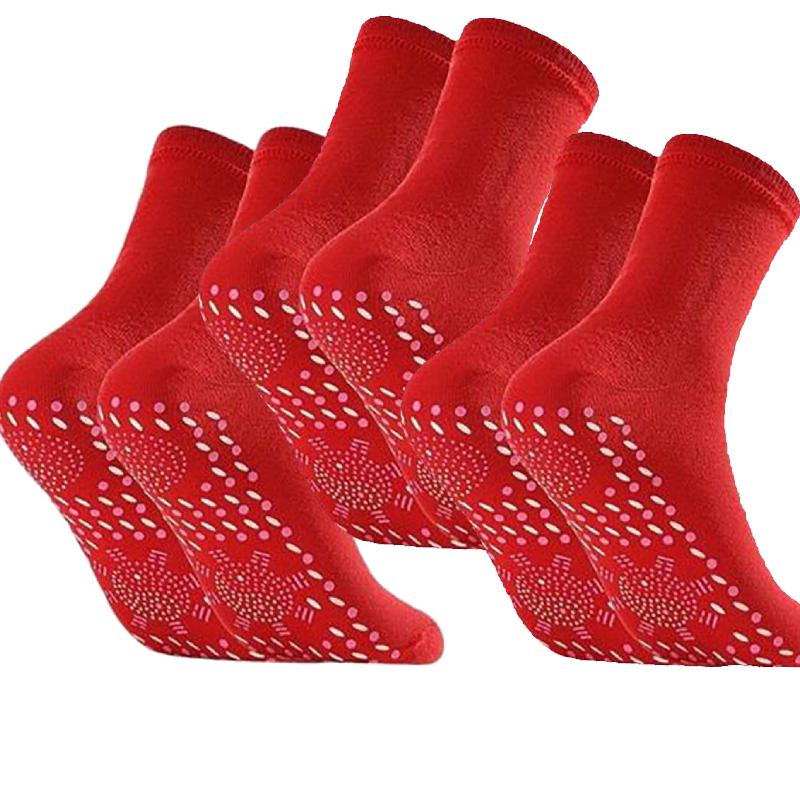 Tourmaline Self-Heating Thermal Socks for Winter - Magnetic Therapy Slimming Design (1/3/5 Pairs)