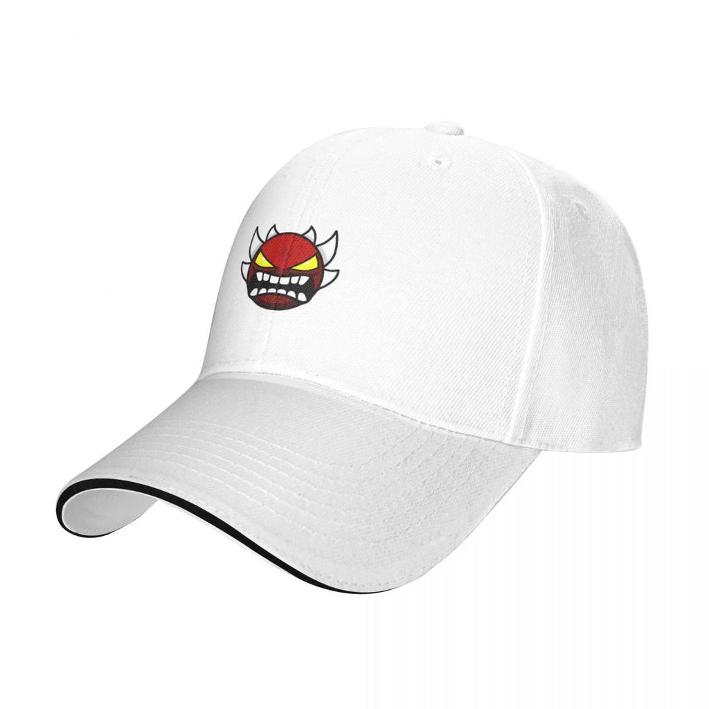 Geometry Dash - Extreme DemonCap Baseball Cap Hat Beach Luxury Hat Unisex Hats Women's