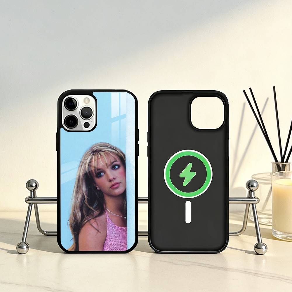 Чехол для телефона Britney SINGER S-Spears Для iPhone17,16,15,14,13,12,11 Plus,Pro Max Магнитный Для Magsafe Беспроводной Зарядки