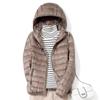 FASHION 2025 Winter Thin Down  Women's Short Hooded Fashion White Duck Down Slim Large Size Lightweight  Winter Clothes